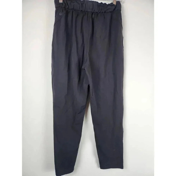 Lululemon Stretch High Rise Black Joggers Size 6. - Picture 2 of 9